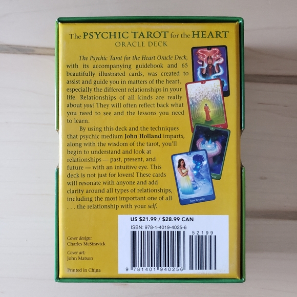 Psychic Tarot from the Heart Oracle Cards - Picture 2 of 4